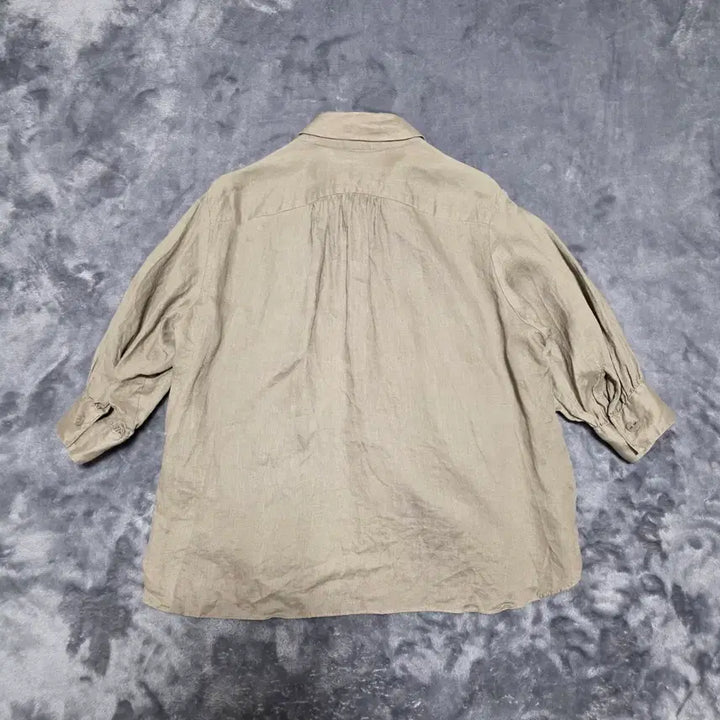 [BUNJANG] The Edge Linen Short Sleeve Shirt / (55)여성 더엣지 린넨 반팔 셔츠