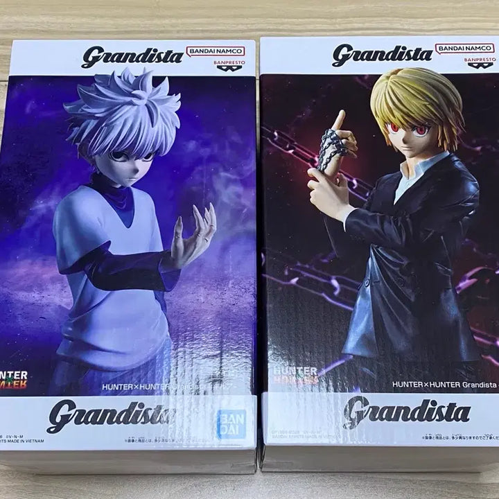[BUNJANG] Hunter x Hunter Killua &amp; Kurapika Grandista Figures Bundle (Sealed) / 미개봉/일괄)헌터x헌터 키르아 크라피카 그란디스타 피규어 헌헌