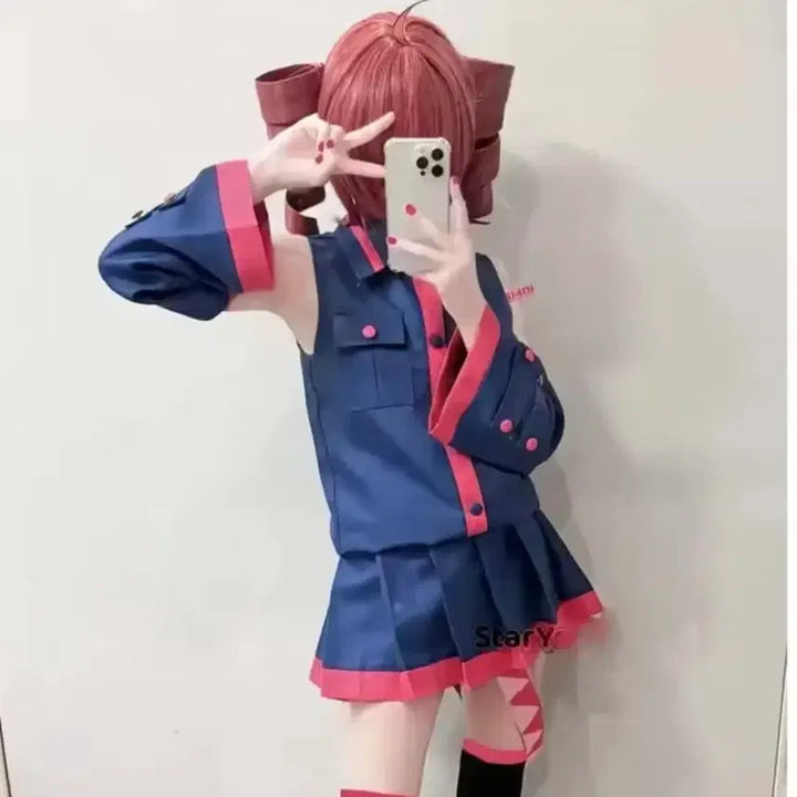 [SOLD OUT] [M/풀셋]보컬로이드 카사네 테토 코스프레