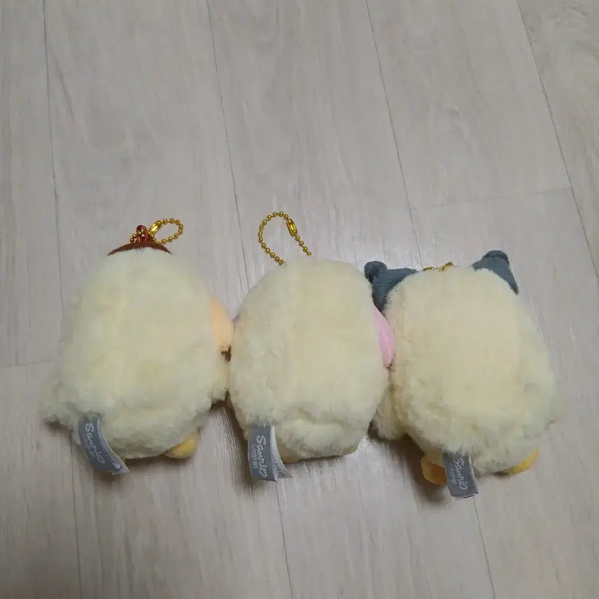 [BUNJANG] Sanrio Kuromi, My Melody, Pompompurin Chick 8cm Doll Keychain Bundle Set / 산리오 쿠로미 마이멜로디 폼폼푸린 병아리 8cm 인형 키링