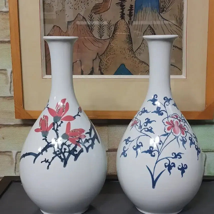 [BUNJANG] Songgok Lee Jung-woo Celadon Vase Set / 도자기 화병 세트.송곡 이정우