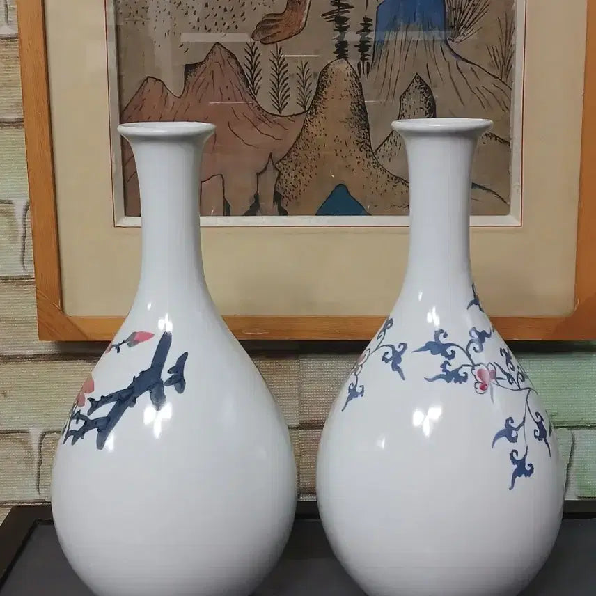 [BUNJANG] Songgok Lee Jung-woo Celadon Vase Set / 도자기 화병 세트.송곡 이정우