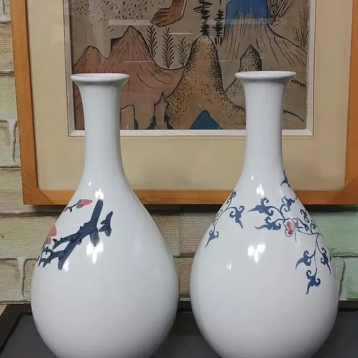 [BUNJANG] Songgok Lee Jung-woo Celadon Vase Set / 도자기 화병 세트.송곡 이정우