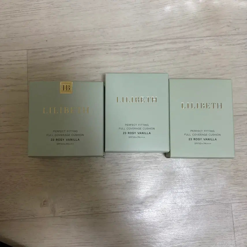 [BUNJANG] Lilybeth Perfect Fitting Full Coverage Cushion SPF50+/PA+++ (Rosy Vanilla, 3 Pack) / 릴리베스 퍼펙트 피팅 풀 커버리지 쿠션 23 로지 바닐라 일괄판매