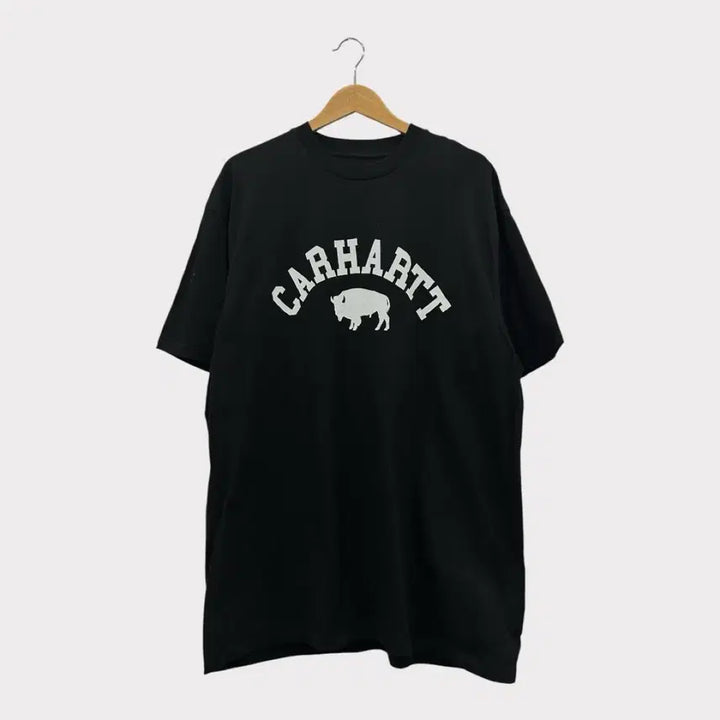 [SOLD OUT] [XXL] 칼하트 wip 락커 버팔로 프린팅 반팔티 블랙