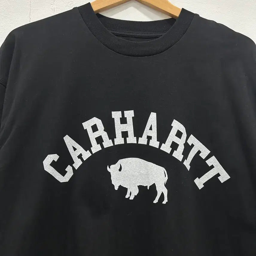 [SOLD OUT] [XXL] 칼하트 wip 락커 버팔로 프린팅 반팔티 블랙