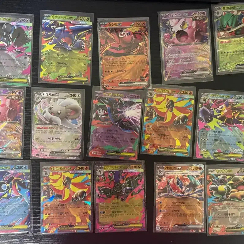 [BUNJANG] Pokemon Cards Double Rare 21 Cards Bundle Set / 포켓몬 카드 더블레어 21장 일괄판매