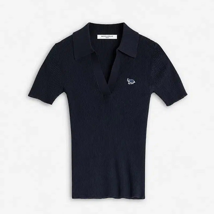 [BUNJANG] Maison Kitsuné Baby Fox Knit Polo Shirt / 메종키츠네 베이비폭스 니트 카라티[정품QR인증가능]