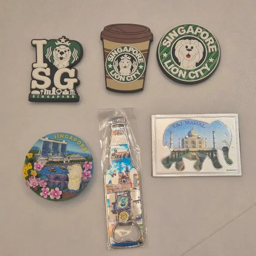 [BUNJANG] Travel Souvenir Refrigerator Magnets / 해외 여행 기념품 냉장고 자석