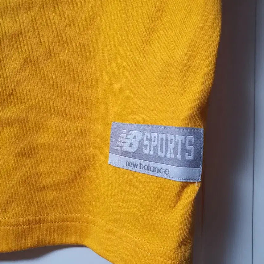 [BUNJANG] New Balance NB Short Sleeve T-Shirt Yellow XL / 뉴발란스 NB 반팔티셔츠 옐로우