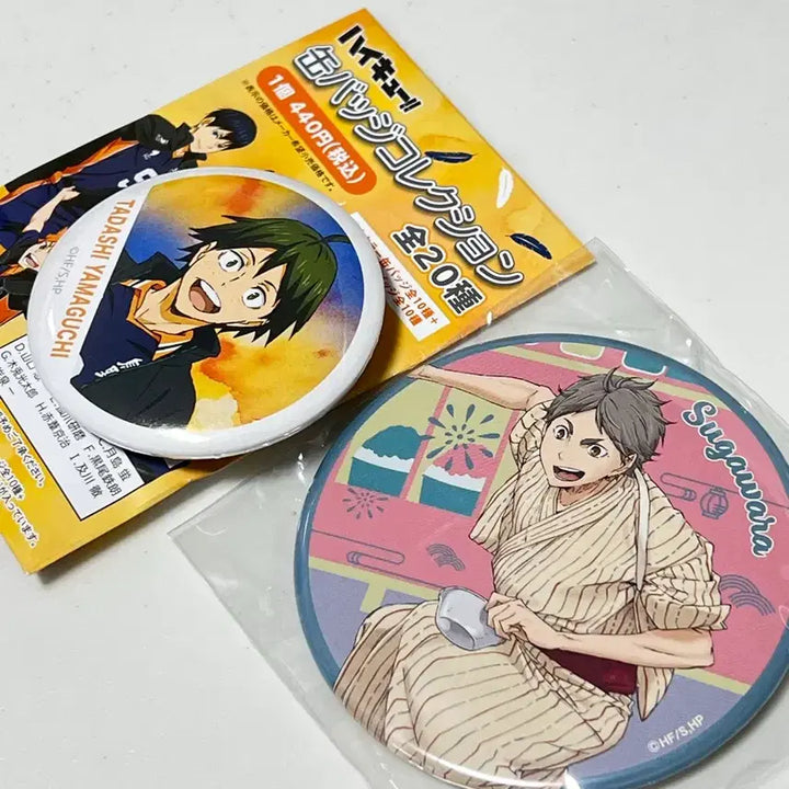 [BUNJANG] Sugawara Matsuri &amp; Yamaguchi Kinkeshi Badge Bundle Set (Sealed) / (미개봉)(일괄 판매)스가와라 마츠리, 야마구치 캔뱃지