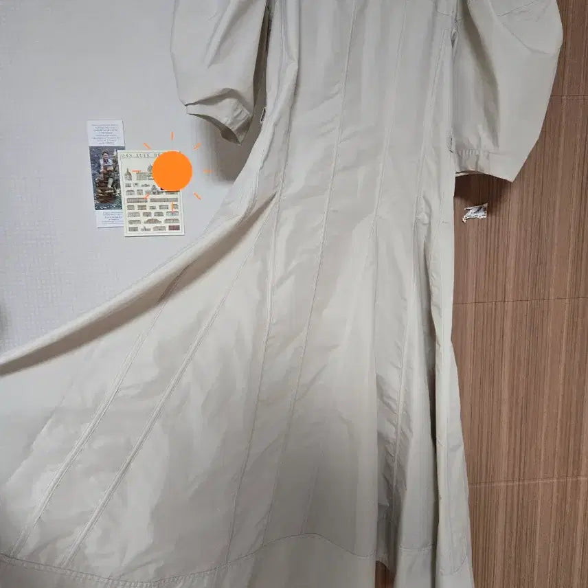 [SOLD OUT] 새상품 3.1 필립림 베이지색 퍼프 소매 롱 원피스
