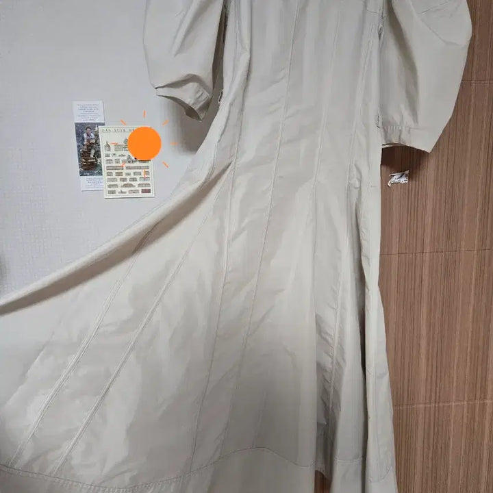 [SOLD OUT] 새상품 3.1 필립림 베이지색 퍼프 소매 롱 원피스