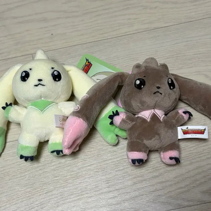 [BUNJANG] Digimon Terriermon &amp; Lopmon Official Keychains / 디지몬 테리어몬, 로프몬 정품 키링