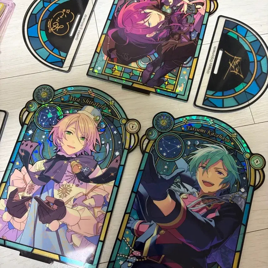 [BUNJANG] Ensemble Stars! Stained Glass Pashacard Bundle Set - Mayoi, Tatsumi, Airu / 일괄가격)앙스타 스테인드글라스 파샤 일괄 마요이 타츠미 아이라