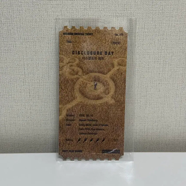 [BUNJANG] Disclosure Day Original Ticket / <디스클로저 데이> 오리지널 티켓