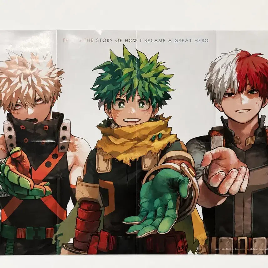 [BUNJANG] My Hero Academia A3 Poster Bundle Set / (희귀매물, 일괄)나의 히어로 아카데미아 A3 포스터 나히아 포스터