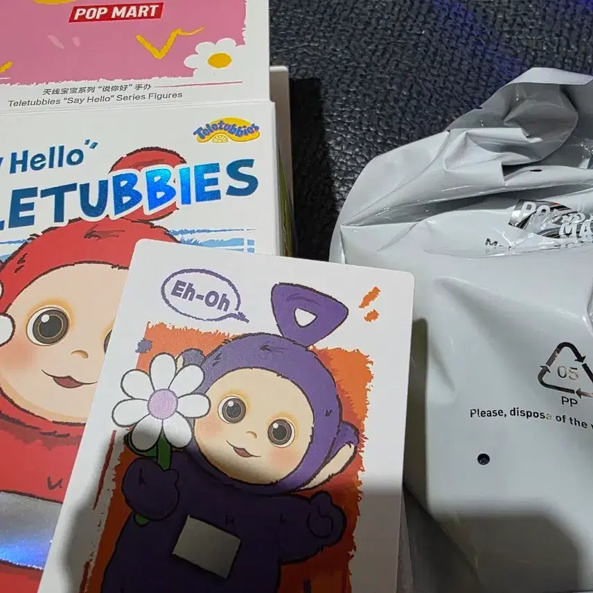 [BUNJANG] Pop Mart Teletubbies Say Hello Doll Figure (Tinky Winky, Sealed) / 팝마트 텔레토비 세이헬로 인형 피규어 (보라돌이/미개봉)