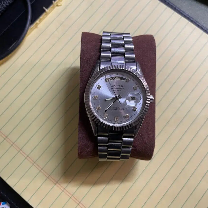 [BUNJANG] CAPTAIN Rolex Homage Day-Date Quartz Watch / [상태최상] 캡틴(CAPTAIN) 롤렉스 오마주 시계 (점검완료)
