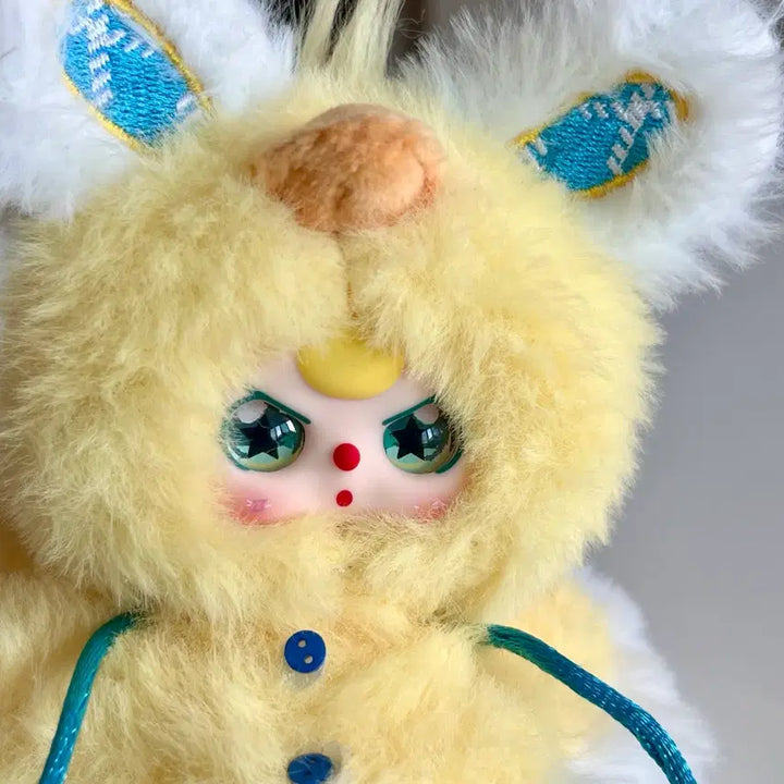 [BUNJANG] Babithree Bath Weather Finger Doll - Pretty Eyes Raincoat / 베이비쓰리 베쓰 날씨 손가락 인형 _예쁜눈 우비