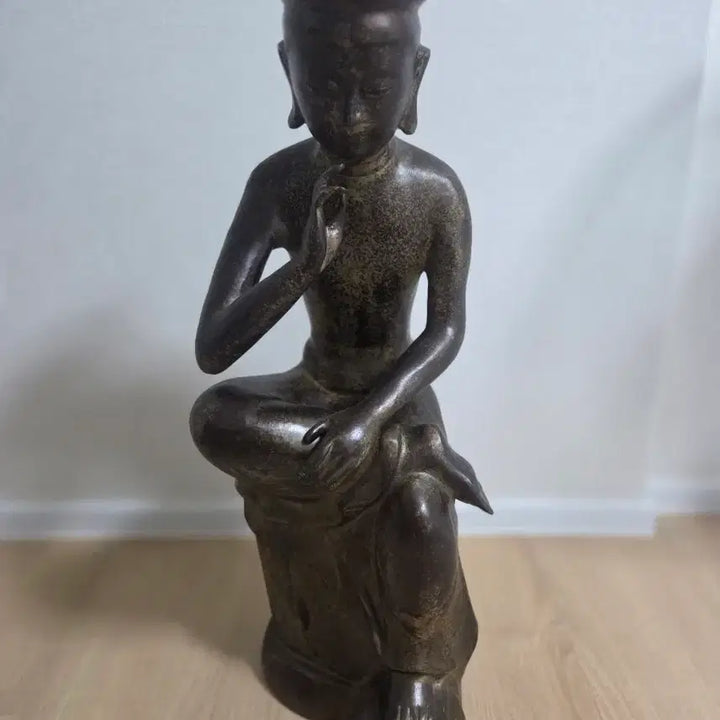[BUNJANG] Large Standing Maitreya Buddha Statue 59cm / 대형 반가사유상 불상 불교용품 높이 59cm