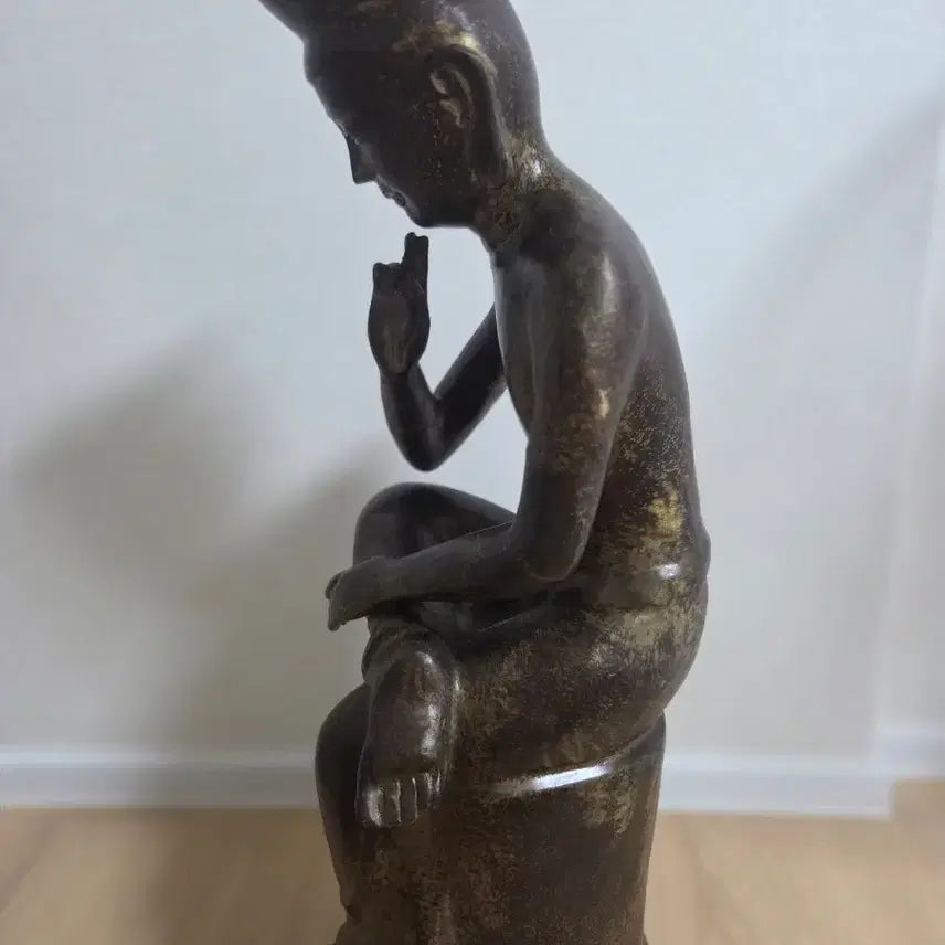 [BUNJANG] Large Standing Maitreya Buddha Statue 59cm / 대형 반가사유상 불상 불교용품 높이 59cm