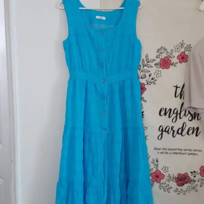 [BUNJANG] Michaa 24SS Seersucker Tiered Long Dress / 24SS  it MICHAA 시어서커 티어드 롱 원피스