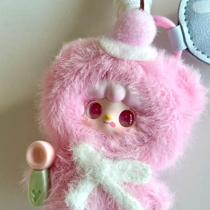 [BUNJANG] Yooki Alphabet Initial Keyring - Peach Pink V / 유키 yooki 알파벳 이니셜 키링 _피치핑크V