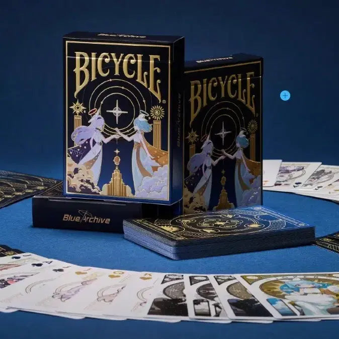 [BUNJANG] Blue Archive Bicycle Trump Cards &amp; Limited Edition Sticker Set / 블루 아카이브 바이시클 트럼프 카드 및 한정 스티커