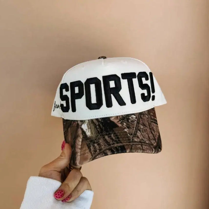 [BUNJANG] Etta &amp; East Sports Camo Splice Trucker Cap / etta &amp; east SPORTS! 카모 스플라이스 트러커 캡