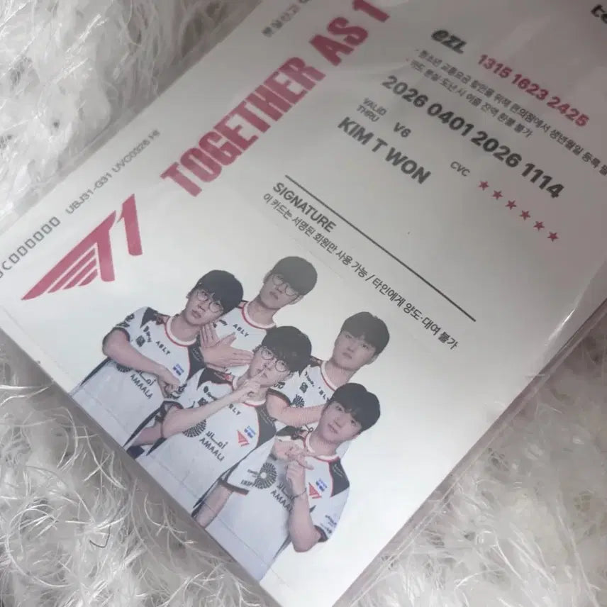 [BUNJANG] T1 Faker Woori Bank Collaboration Acrylic Keyring (Sealed) / 티원 T1 우리은행 페이커 아크릴 키링 미개봉