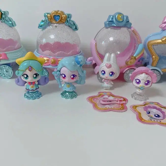 [BUNJANG] Shooting Star Tinnyping Poppo, Kkangchong, Chorong, Bitna Bundle Set Figurines / 슈팅스타 티니핑 뽀뽀,깡총 ,초롱,빛나 일괄 팝니다.