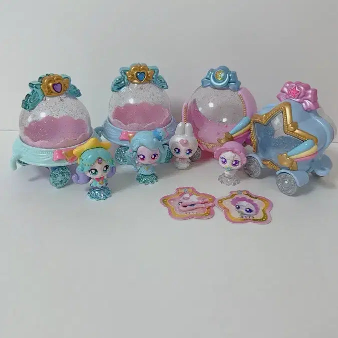 [BUNJANG] Shooting Star Tinnyping Poppo, Kkangchong, Chorong, Bitna Bundle Set Figurines / 슈팅스타 티니핑 뽀뽀,깡총 ,초롱,빛나 일괄 팝니다.