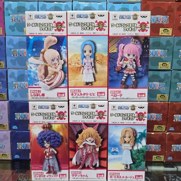 [BUNJANG] One Piece World Collectable Figure Flower Set / [월콜 WCF] 원피스 월콜 꽃 화 6종 판매 / 새상품