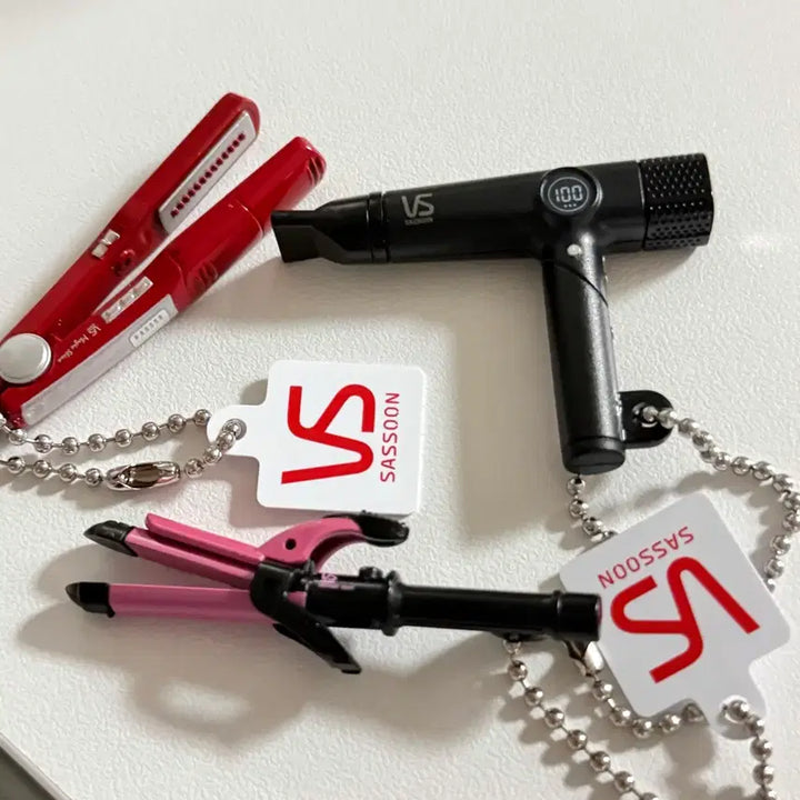 [BUNJANG] Bandai Vidal Sassoon Hair Dryer Gachapon Miniature Set / (일괄) 반다이 고데기 드라이기 가챠 비달사순 VS 미니어처