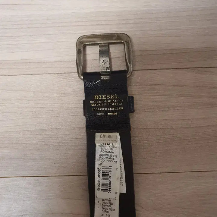 [BUNJANG] Diesel Garrison Leather Belt Western Style for Men / 디젤 통가죽 개리슨 벨트 웨스턴 남자 남성 벨트 90 32~35