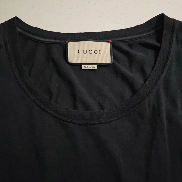 [BUNJANG] Gucci Logo Stripe Vintage T-Shirt L / L 구찌 띠로고 빈티지 반팔티셔츠