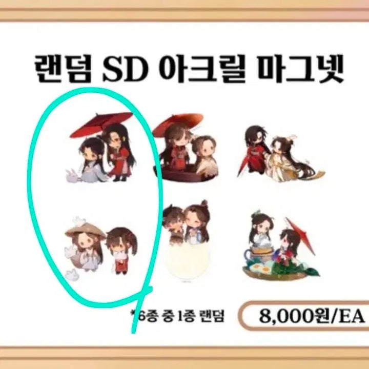 [BUNJANG] Tian Guan Ci Fu Tian Zhiyouguang San Lang Acrylic Stand + Magnet + Block Bundle Set / 일괄) 천관사복 천지유광 삼랑 아크릴스탠드+자석+블럭