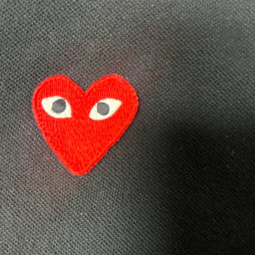[BUNJANG] Comme des Garçons Black Cotton Polo Shirt / 꼼데가르송 카라티