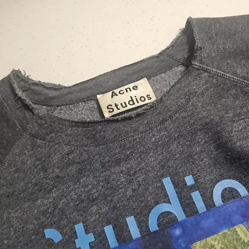 [BUNJANG] Acne Studios Logo Fletcher Crewneck Sweatshirt M / M. 아크네 로고 플레쳐 크루넥 맨투맨