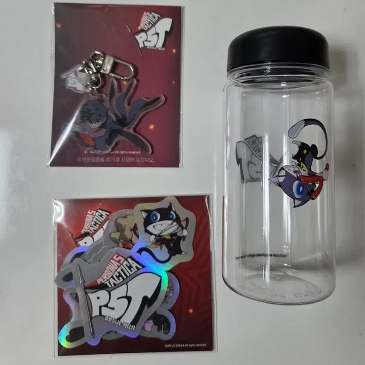 [BUNJANG] Persona Tactica POB Acrylic Stand, Sticker, and Mona Tumbler Bundle Set / 페르소나 택틱카 특전(5주 아크릴, 스티커, 모나 텀블러)