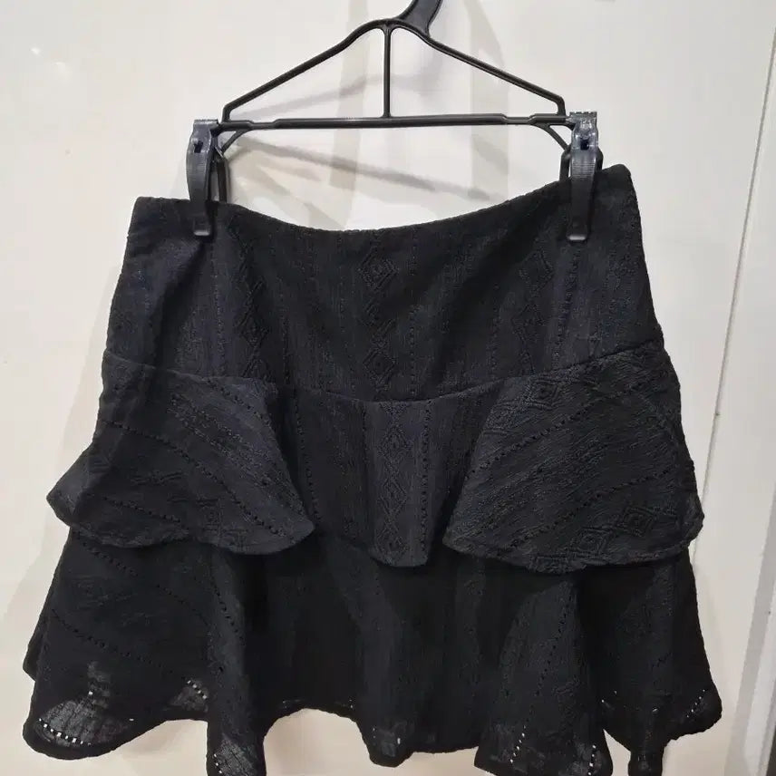 [BUNJANG] Black Frill Skirt and Shirt Set / 셔츠,치마 세트