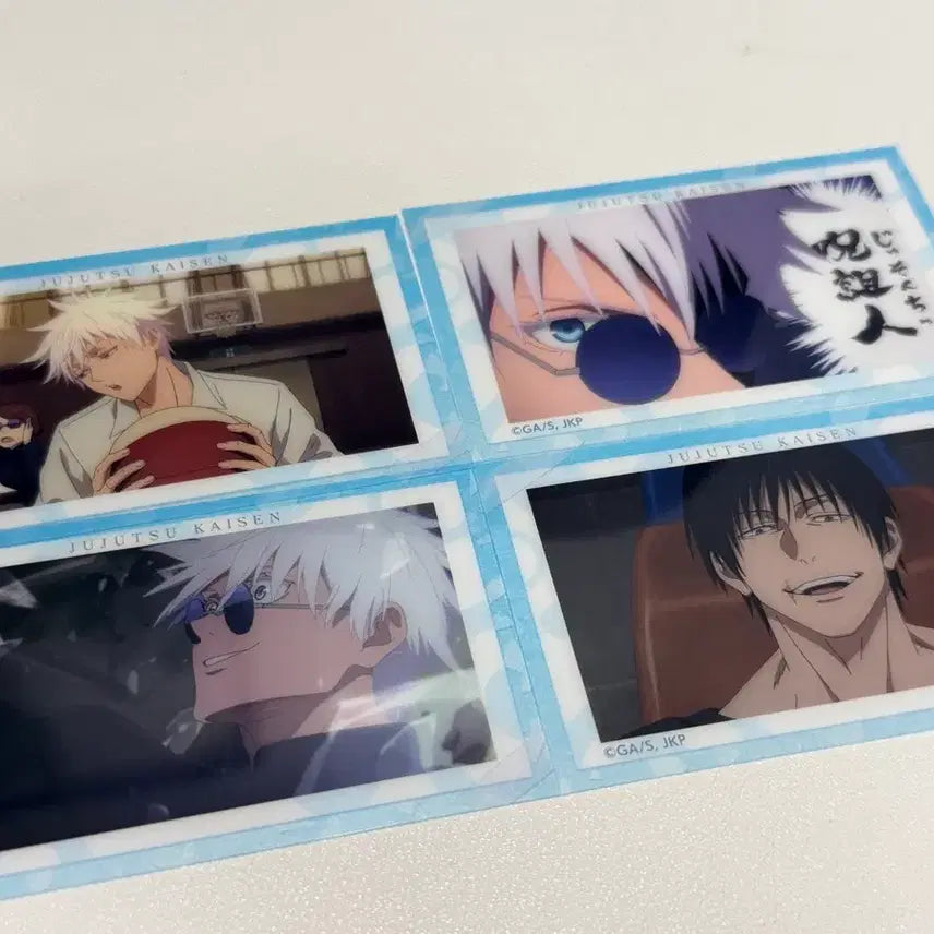 [BUNJANG] Jujutsu Kaisen Acrylic Card Bundle Set / 주술회전 아크릴카드 4장 일괄