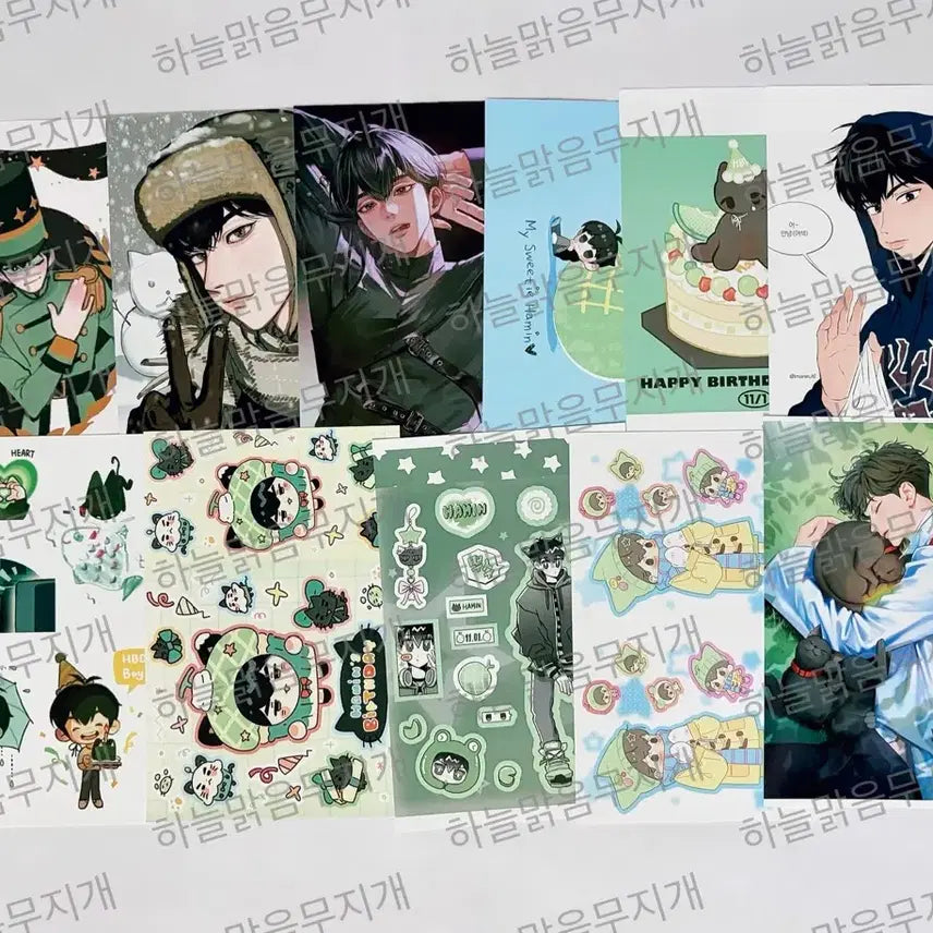 [BUNJANG] PLAVE Hamin Printing Box Photocard Set / 플레이브 비공식 굿즈 비공굿 프작 프린팅박스 하민 11장 원가이하 양도
