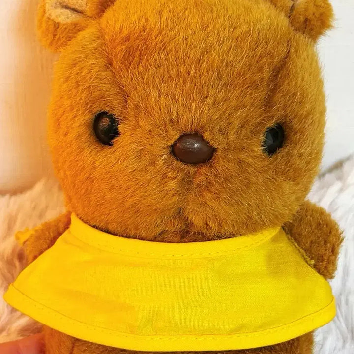 [BUNJANG] Vintage Squirrel Plush Doll with Yellow Scarf / 빈티지 다람쥐 인형