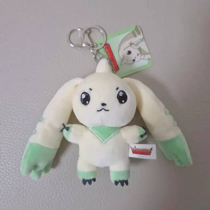 [BUNJANG] Digimon Tamers Terriermon Plush Keychain / 디지몬테이머즈 테리어몬 인형 키링 판매