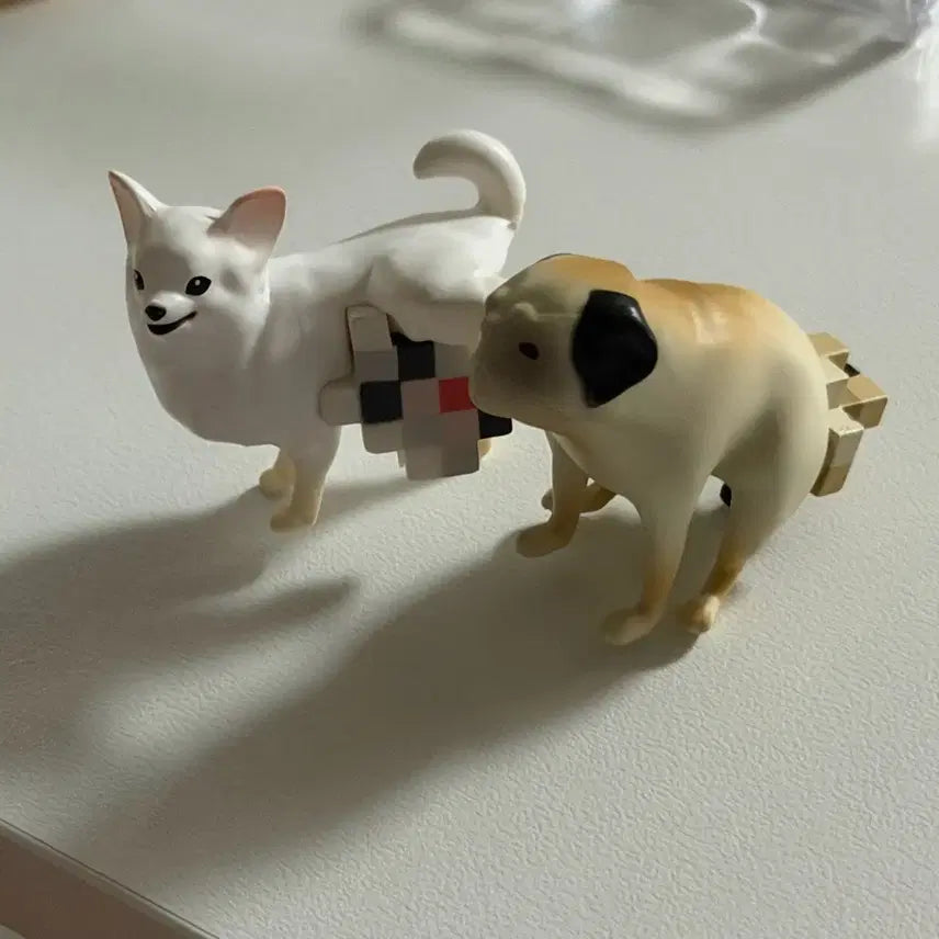 [BUNJANG] Mosaic Dog Gacha 2 Types Bundle Set / 마지막 가격내림!!! (일괄) 똥싸는 모자이크 강아지 가챠 2종