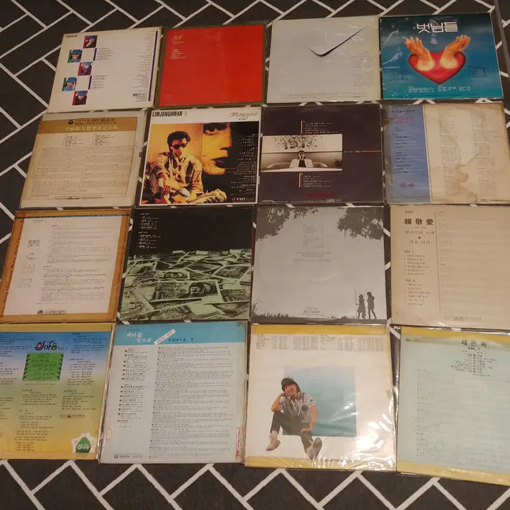 [BUNJANG] Various Artists K-Pop &amp; Ballads LP Vinyl Records (15 Disc Bundle Set) / 가요 LP레코드판 16장-6 판매합니다.