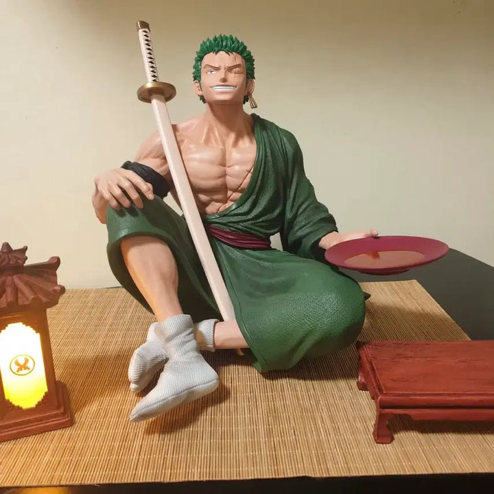 [BUNJANG] Dajianhao Studio Zoro Seated Deluxe 1/4 Scale Resin Figure / 1/4 Dajianhao STUDIO 조로 좌상 디럭스 원피스레진피규어