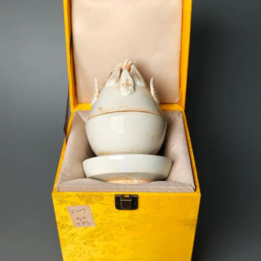 [BUNJANG] Joseon Dynasty White Porcelain Lotus Leaf &amp; Phoenix Decorated Bosan Incense Burner / 송대 백자 연엽문 봉황 박산향로 중국도자기 골동품 미술품 수집품